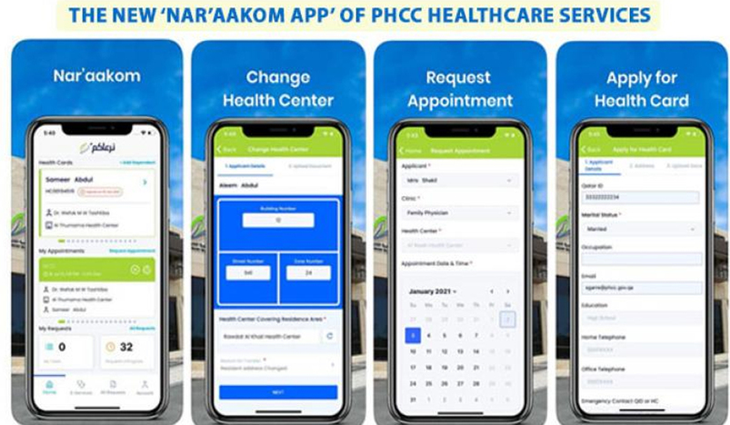 The new app of PHCC healthcare services can help people living in Qatar